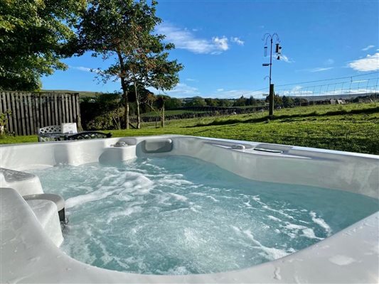 The Milking Parlour hot tub