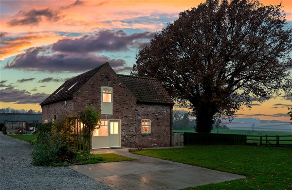 Lovely sunset around Forge cottage