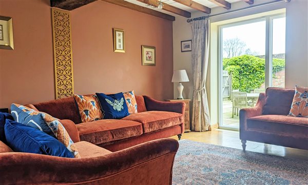 sitting room overlooking the garden