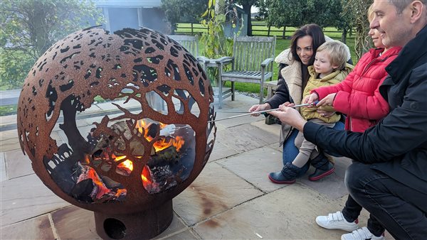 Toasting marshmallows