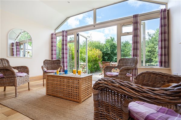 Garden views from Dinkley Cottage