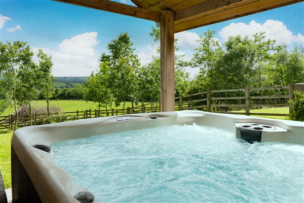 Fully serviced hot tub 