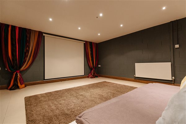 cinema room holiday cottage