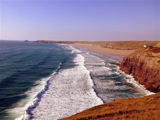 Wonderful cliffs and beaches close by