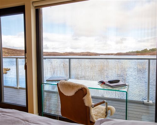 Boathouse bedroom view