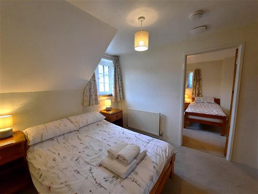 Threshing Barn interconnected double and twin bedrooms.