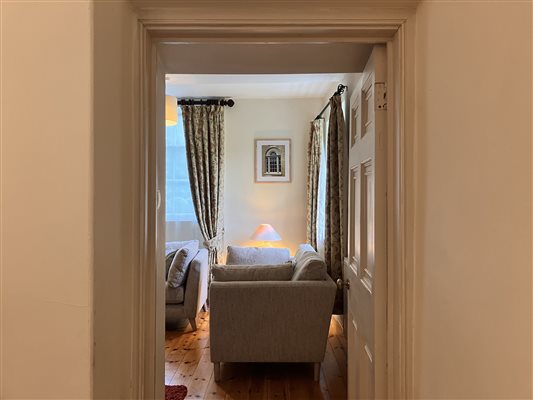 Sitting room as viewed from kitchen