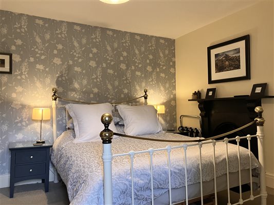 Bedroom with king bed