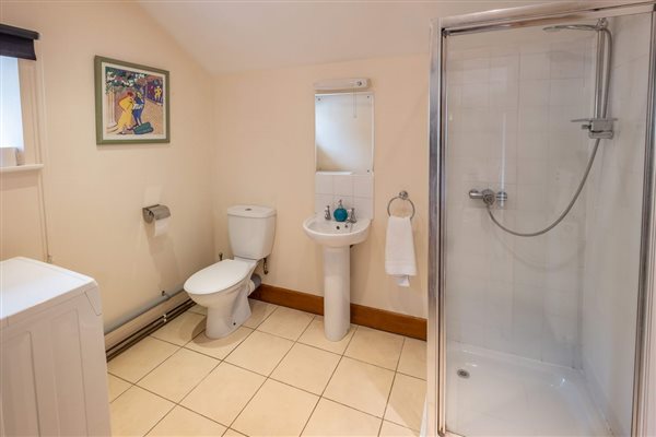 Downstairs shower room