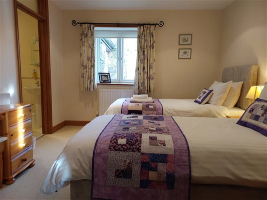 The Stiddle Twin bedded room