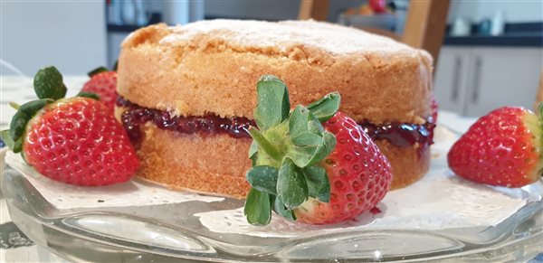 Hilary's Homemade Victoria Sponge Cake, Durham