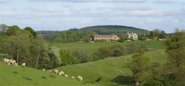 Sunset Cottages nestling in the Howardian Hills AONB