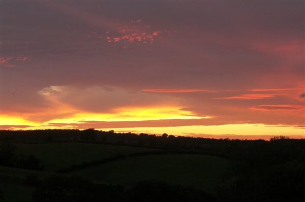 Sunset Cottages facing west