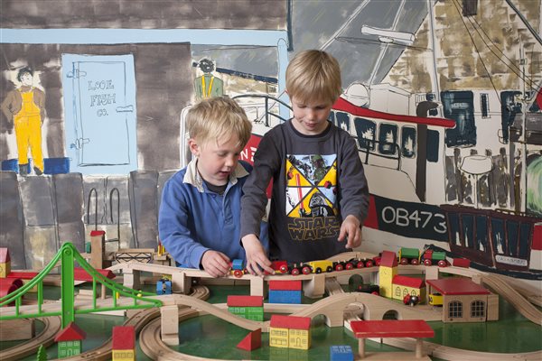 The playroom at Treworgey