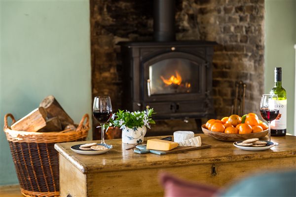 All cottages have log burners or open fires 