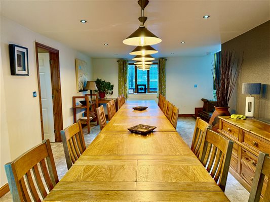 Large dining area