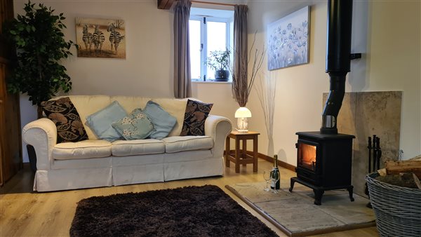 Relax in the comfy sitting room