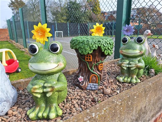 Meet Fred & Felicity our family friendly frogs