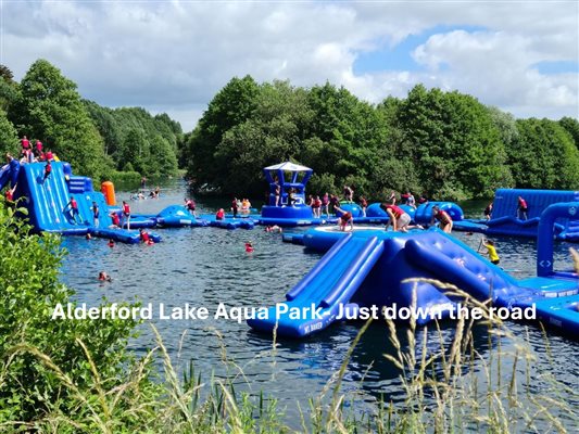 Water Sports & Aqua Park at Alderford Lake - Just down the road