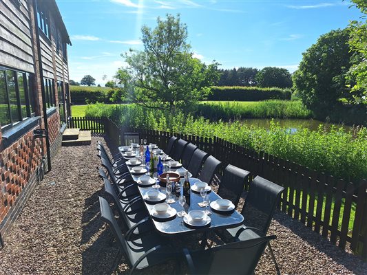 Relax & Unwind on the patio with stunning views