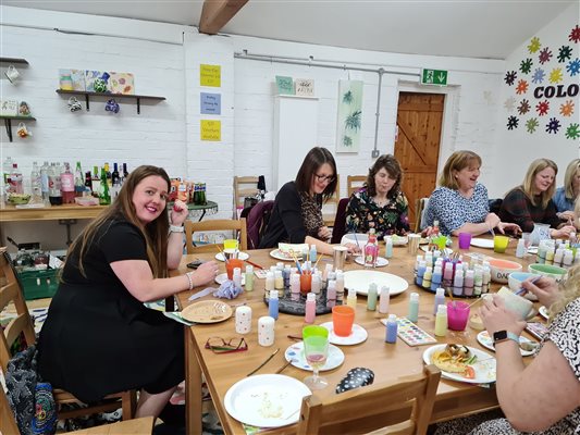 Doddle Alley is great for groups, rain or shine!