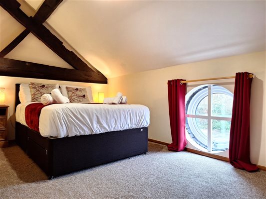 Double Bedroom with bathroom opposite
