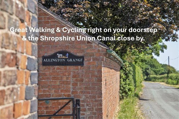 Great walking & cycling right on your doorstep
