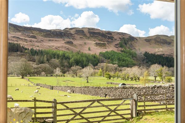 View from holiday cottage