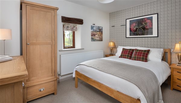 master bedroom with king-sized bed