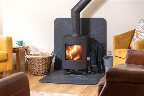 wood burning stove holiday cottage