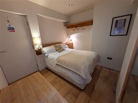 front bedroom -small double bed