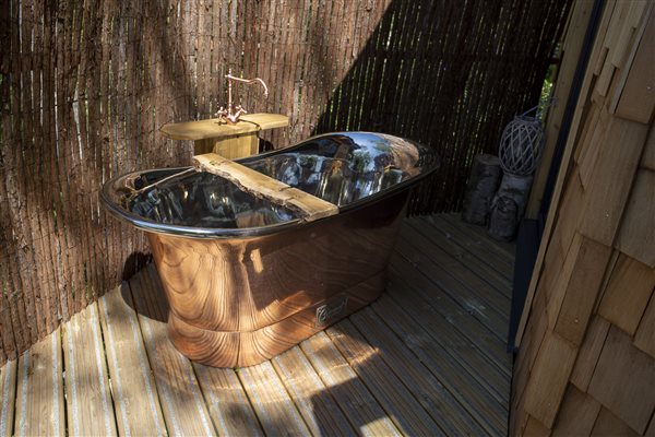 outdoor copper bath
