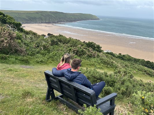 Stunning view of Woolacombe and Putsborough sands