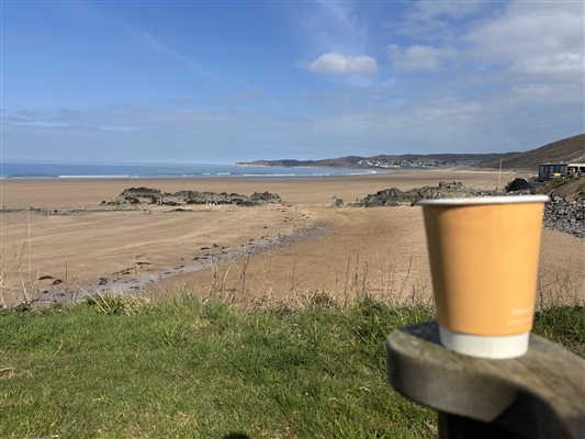 Coffee with a view