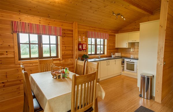 log cabin kitchen 