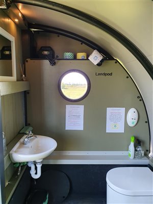 Inside showerpod