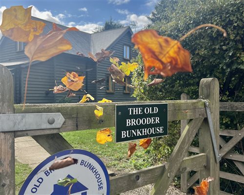 Old Brooder Bunkhouse in Autumn