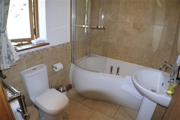Bathroom with Overhead Shower Bathroom with Overhead Shower
