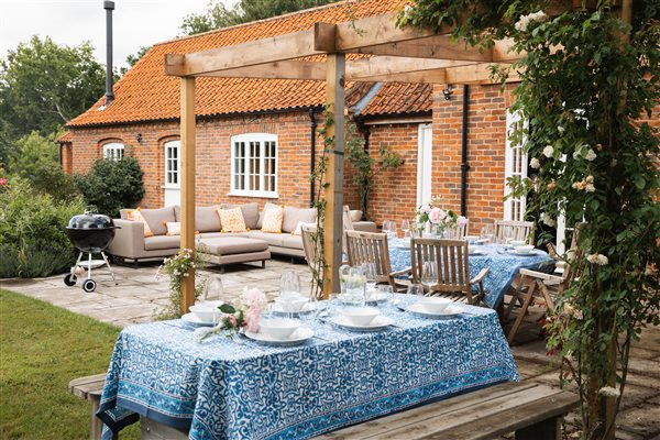 Pergola and Outdoor Seating Area