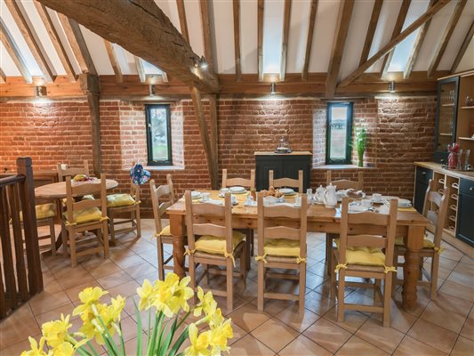 Braeburn Barn Dining area