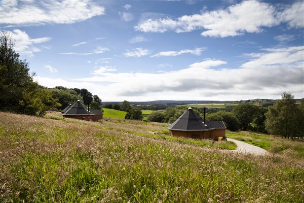 Wild nature luxury glamping cabin in the Yorkshire Dales