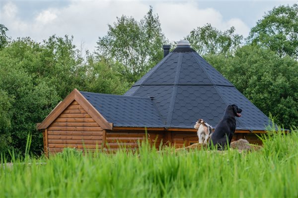 Dog friendly glamping cabins Yorkshire
