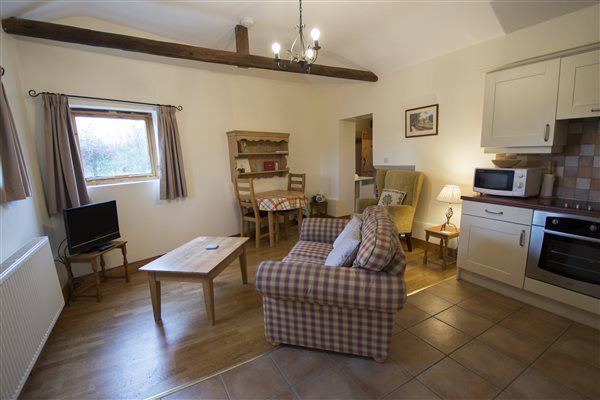 Cob Cottage Living Area Red House Farm Haughley