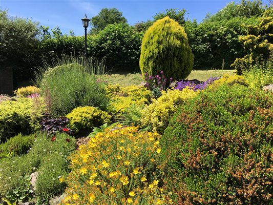 The cottage beautiful rockery