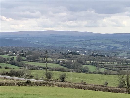 View towards Plymouth from the farm