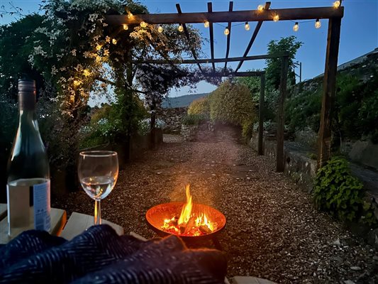 firepit outside
