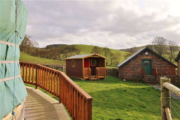 East end of glamping site