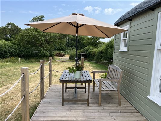 decking at Tiny house