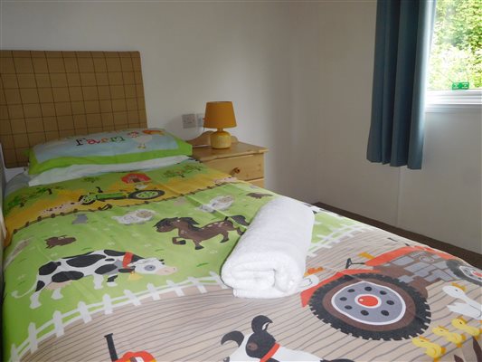 Child friendly wooden lodge