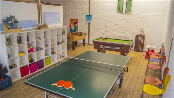 games room with table tennis and pool table